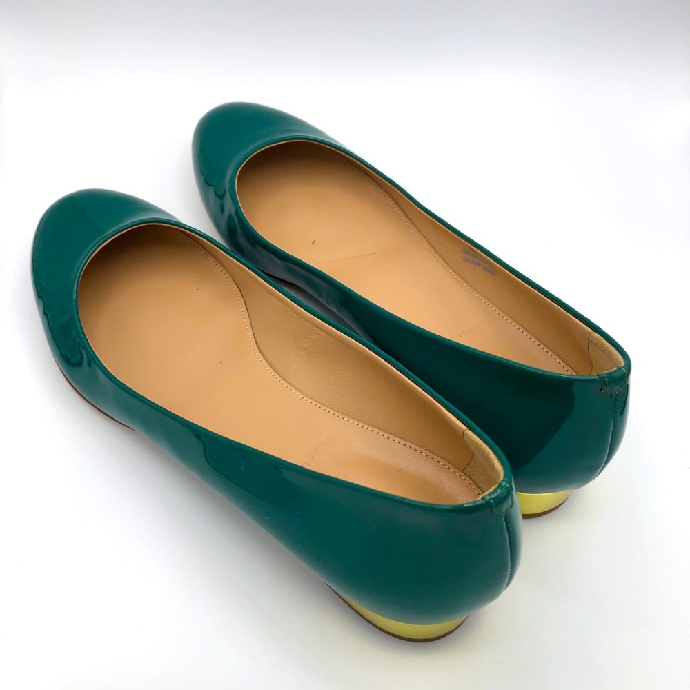 J CREW JANEY PATENT LEATHER CHUNKY HEEL
